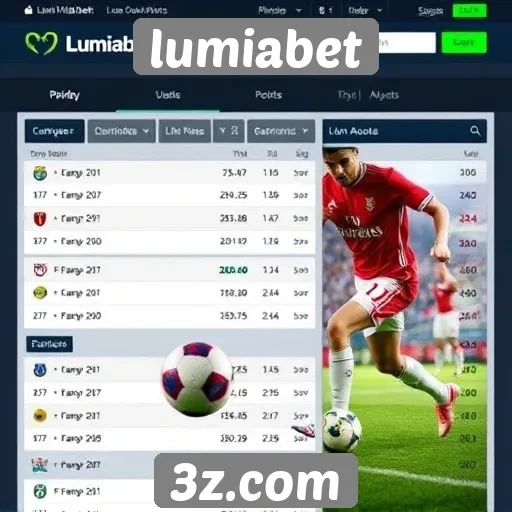 Apostas esportivas em destaque na Lumiabet